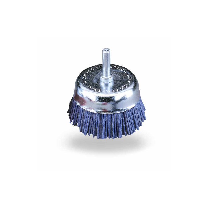 (177956) CEPILLO COPA NYLON AZUL P/ TALADRO 2 PLG CNA9550