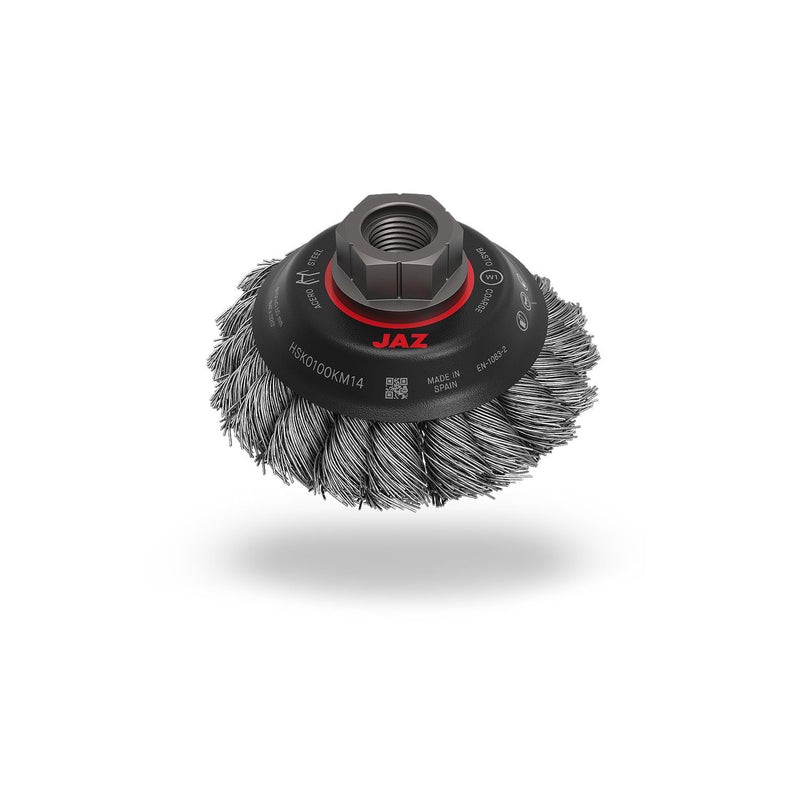 (186187) CARDA CONICA TRENZADA ACERO MULTI R 4 PLG. HSK0100KR88