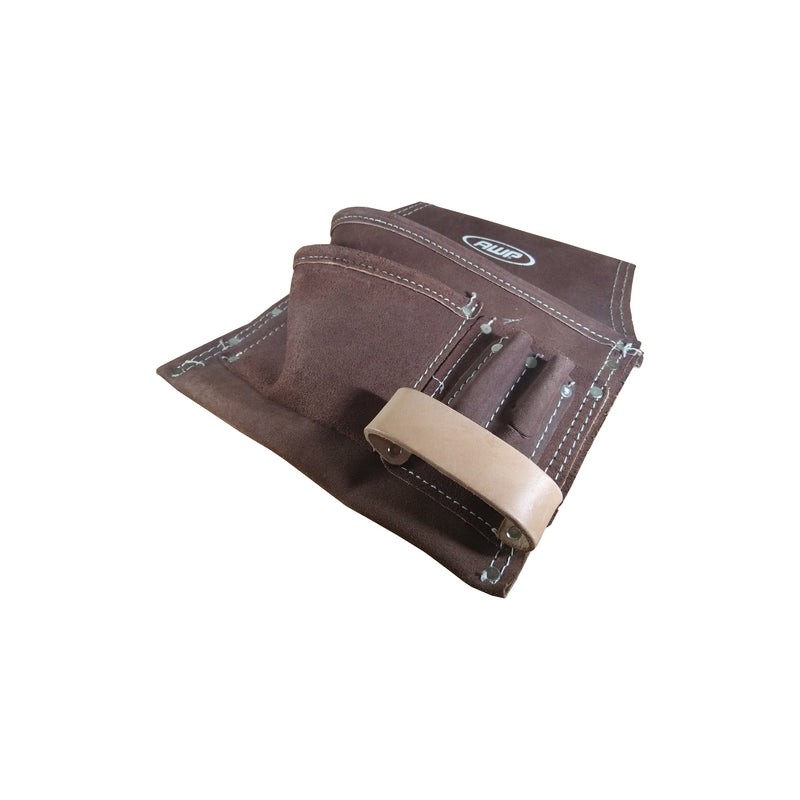 (1LM-222) PORTAHERRAMIENTA DE CARNAZA P/CARPINTERO C/5 COMPARTIMENTOS