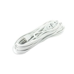 (2380) EXTENSION DOMESTICA BLANCA 6M CALIBRE 2X16