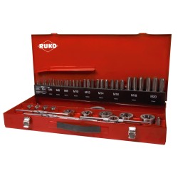 (245040) JUEGO DE MACHUELOS Y TARRAJAS (54 PZA.)