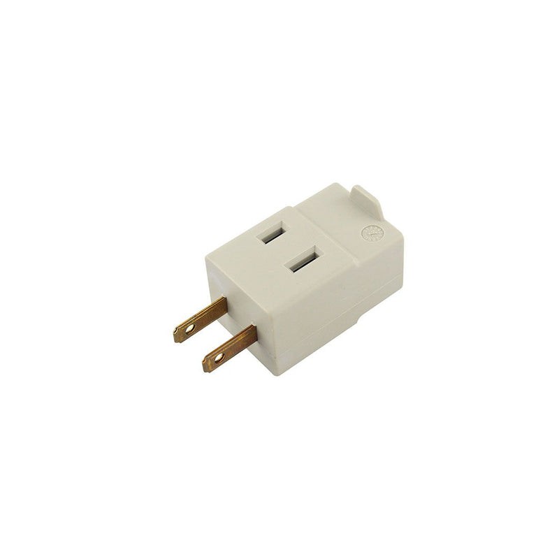 (2494) ADAPTADOR MULTICONTACTO TIPO CUADRADO 3 CONTAC POL BOLSA