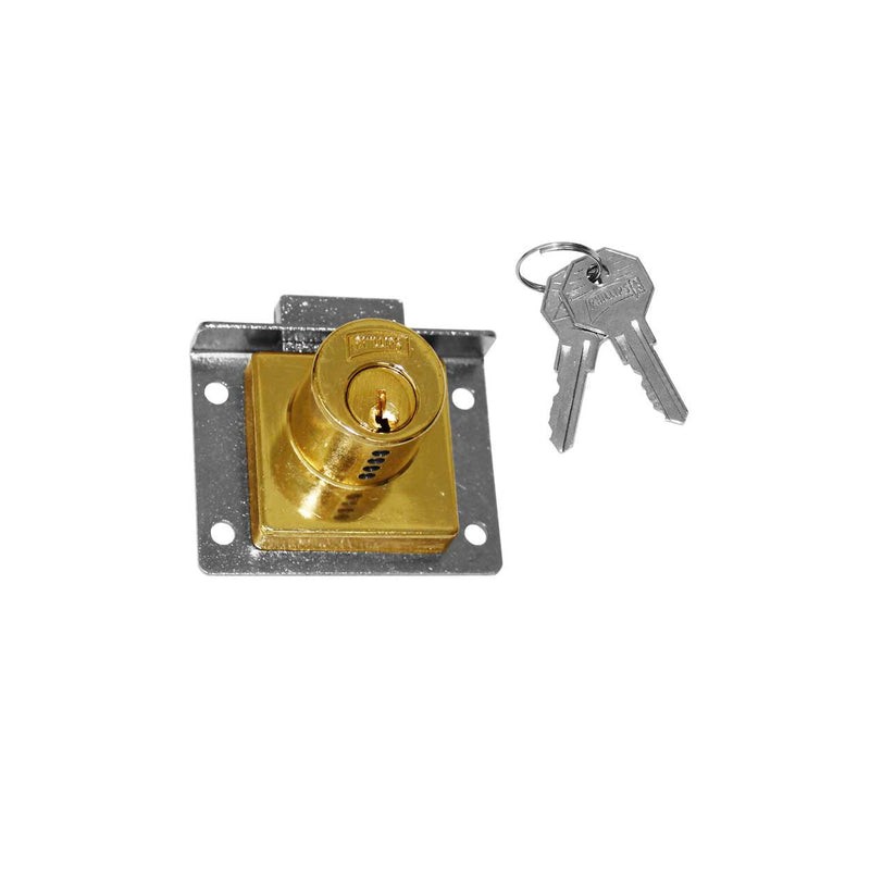 (24L) CERRADURA PARA MUEBLES DORADA PHILLIPS 24L