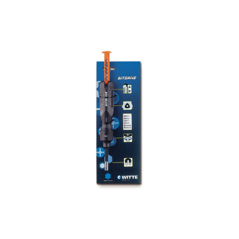 (26043) DESARMADOR BITORIVE INDUSTRY DESARMADOR MATRACA C/ PUNTAS PH PZ Y PLANO