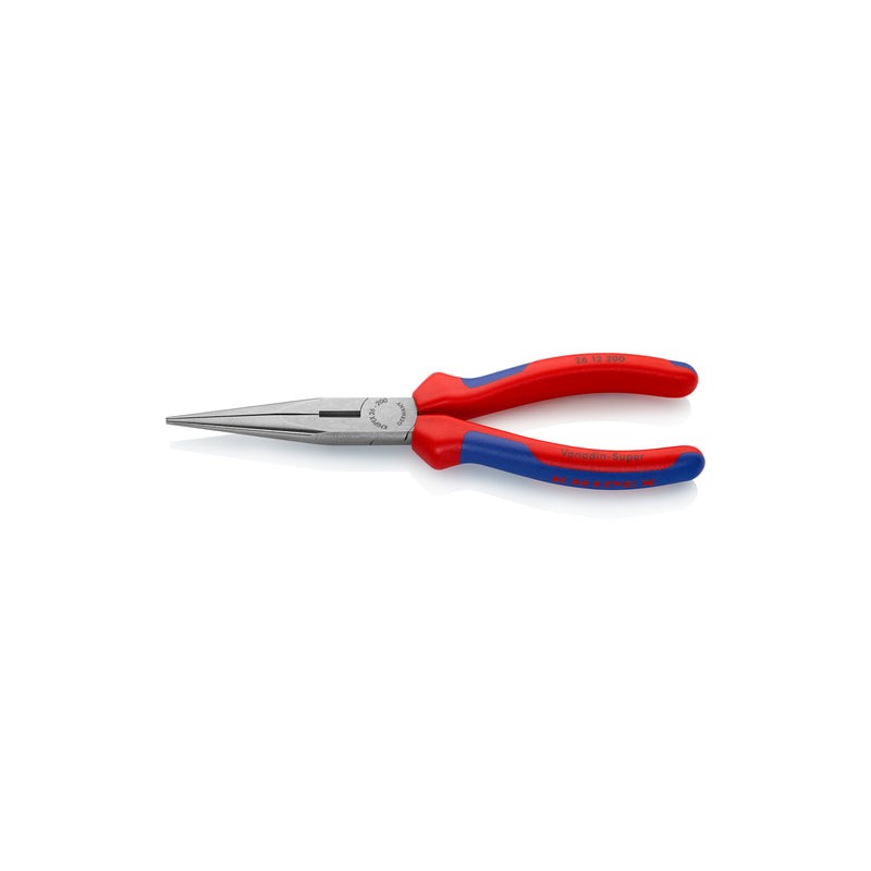 (2612200) PINZA PUNTA LARGA C/ CORTE 8 (200MM) C/MANGO ERGONOMICO