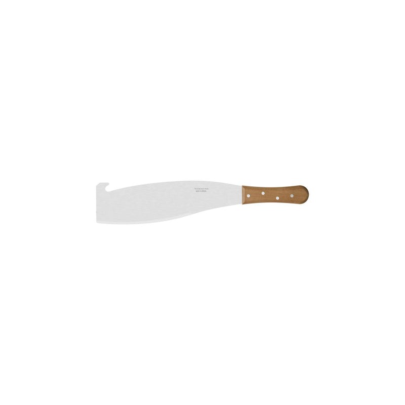 (26652/014) MACHETE P/ PESCADO C/ FILO 14 PLG. MANGO MADERA, ACERO AL CARBON