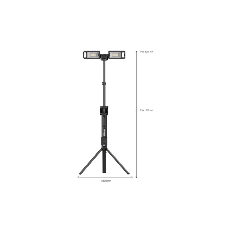 (03.6105C) REFLECTOR A BATERIA 18V TOWER 5 CONNECT 5000 LUM