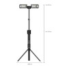 (03.6105C) REFLECTOR A BATERIA 18V TOWER 5 CONNECT 5000 LUM