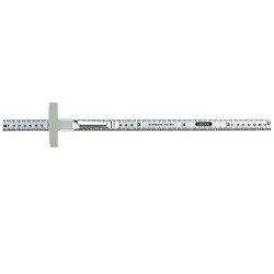 (301ME) REGLA DE ACERO 6.4 Y 152MM 1/4 Y 6