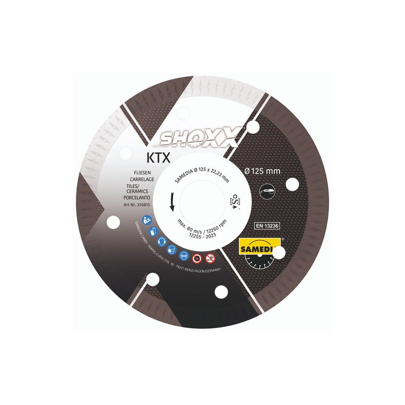 (310814) DISCO DIAMANTE KTX 4 1/2 GRES PORCELANICO