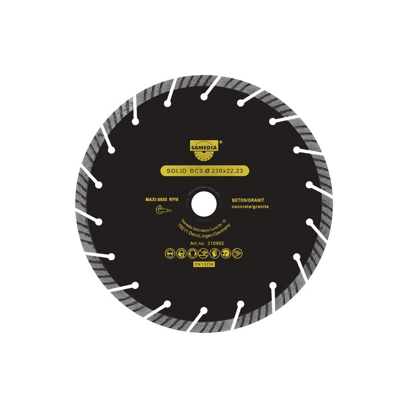 (310991) DISCO DIAMANTE BCS 7 1/4 CONCRETO