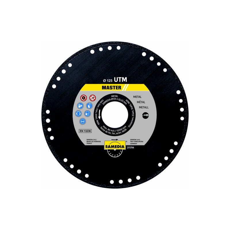 (311796) DISCO DIAMANTE UTM 9 PLG (230MM) ASFALTO