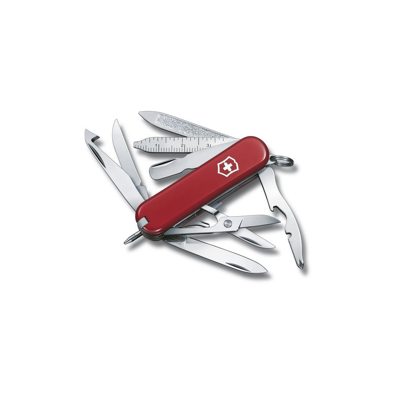 (06385) MULTIHERRAMIENTA MINICHAMP ROJA 16 USOS