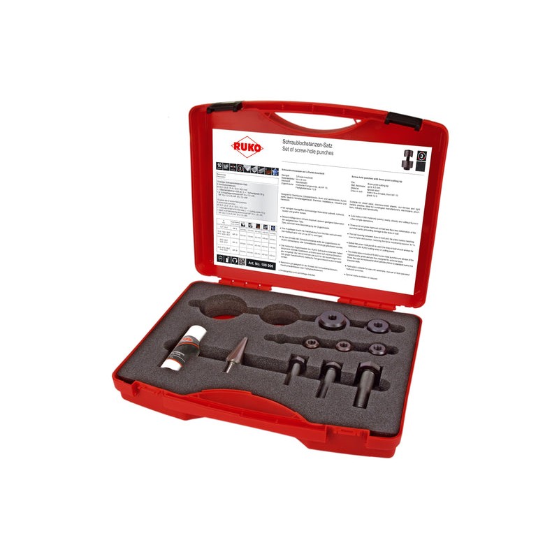 (109006) JUEGO DE 3 SACABOCADOS PARA LAMINA 25.4, 32.5 Y 40.5 MM